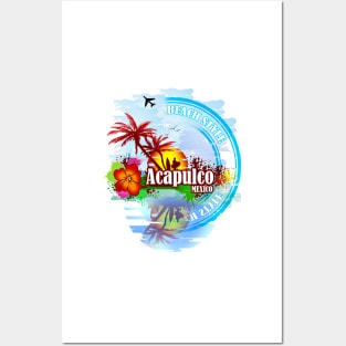 Acapulco Beach Summer Party Posters and Art